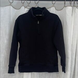 Women’s Black Quarter-Zip Sweater
